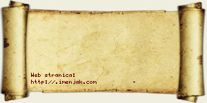 Avram Adamac vizit kartica